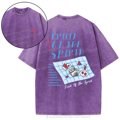 Fruit Of The Spirit Christian Washed T-Shirt