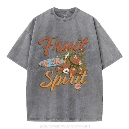 Fruit Of The Spirit Christian Washed T-Shirt