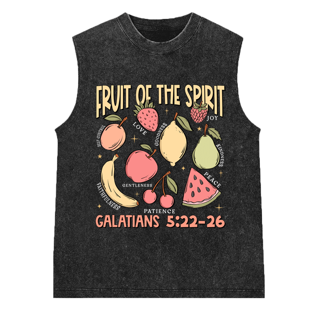 YHWH Christian Washed Sleeveless Tee Sale-GuidingCross