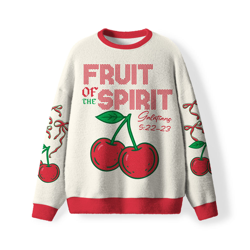 Fruit Of The Spirit Furry Ugly Christian Sweatshirt