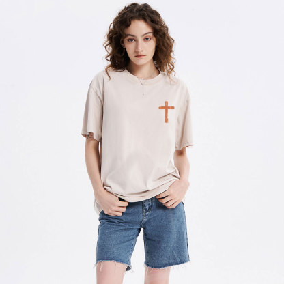 Fruit Of The Spirit Skeleton Christian Washed T-Shirt