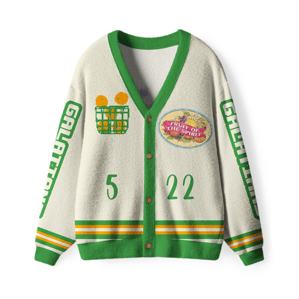 Fruit Of The Spirit The Heavens Are Roaring Christian Lightweight Cardigan