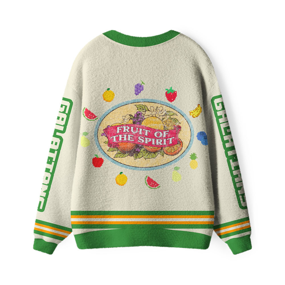 Fruit Of The Spirit The Heavens Are Roaring Christian Lightweight Cardigan