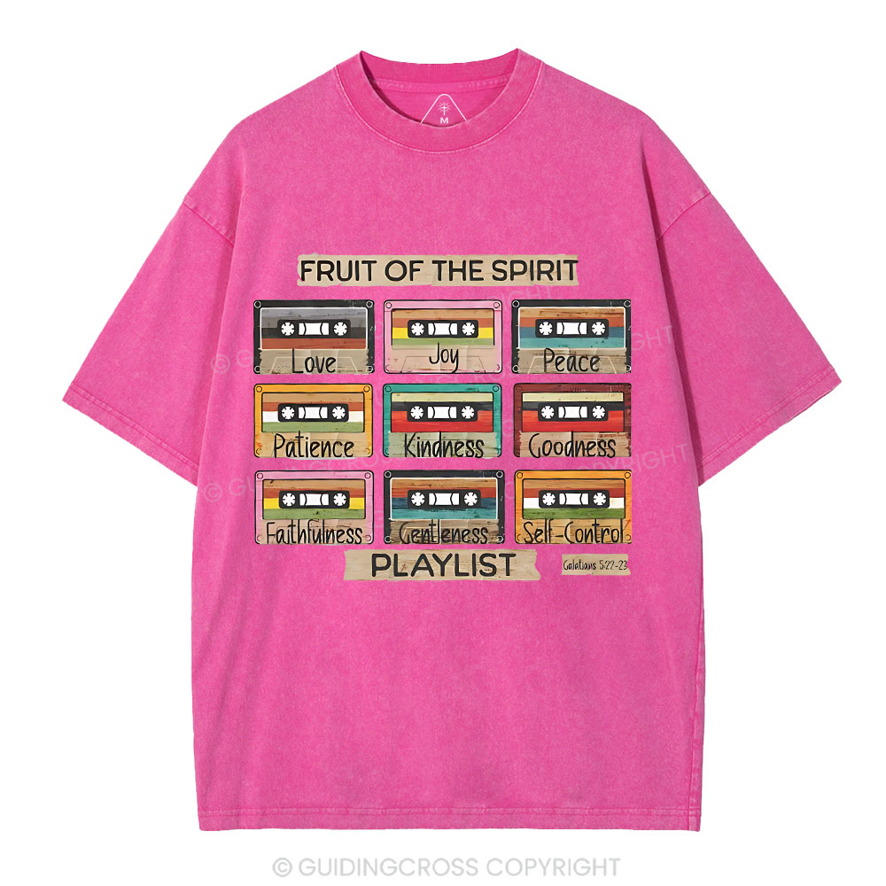 Fruit of The Spirit Christian Washed T-Shirt