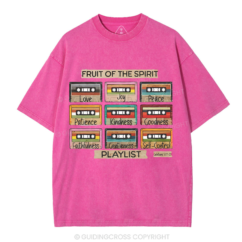Fruit of The Spirit Christian Washed T-Shirt