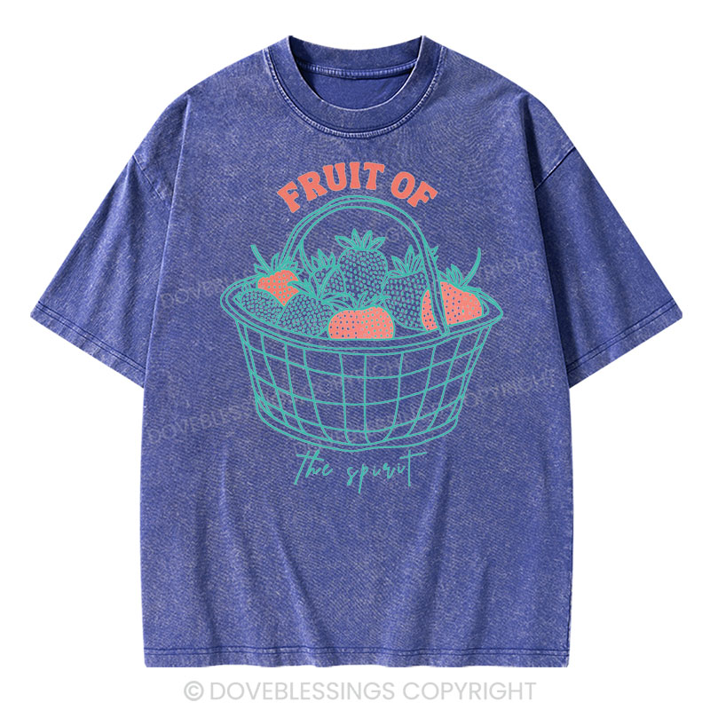 Fruit of the Spirit Christian Washed T-Shirt