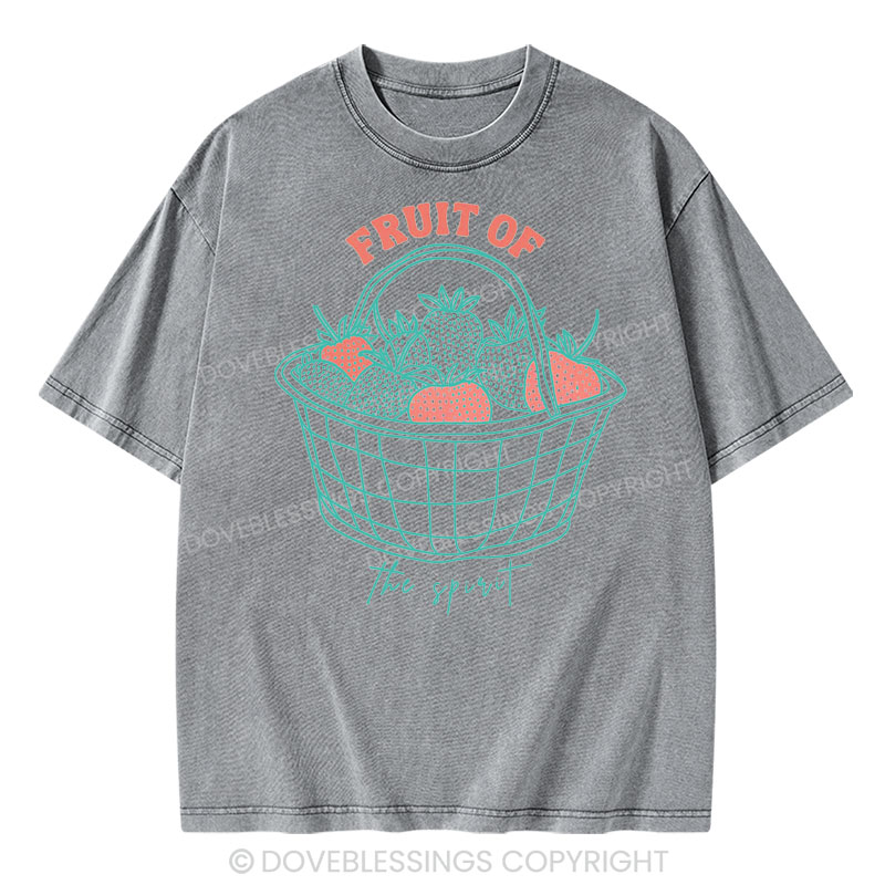 Fruit of the Spirit Christian Washed T-Shirt