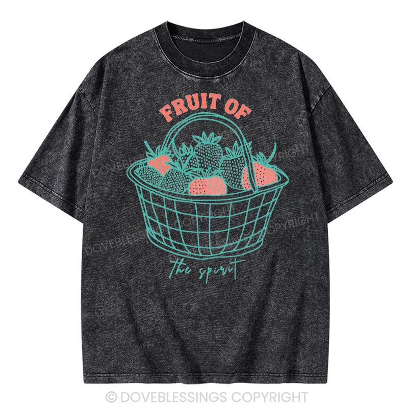 Fruit of the Spirit Christian Washed T-Shirt