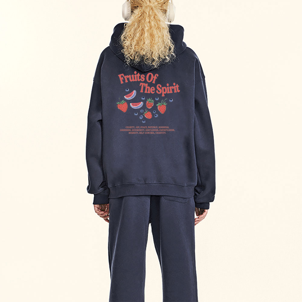Fruits Of The Spirit Christian Fleece Hoodie Set