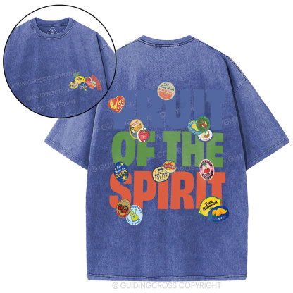Fruits Of The Spirits Christian Washed T-Shirt
