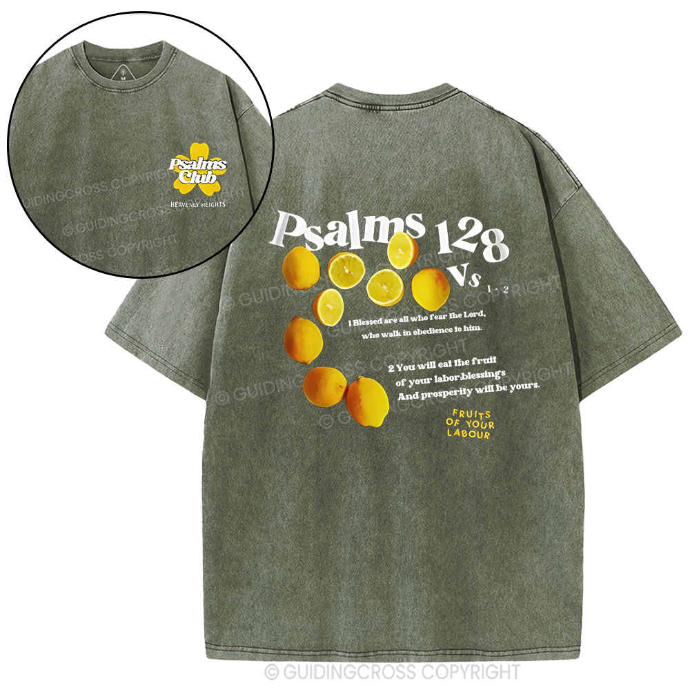Fruits Of Your Labour Christian Washed T-Shirt