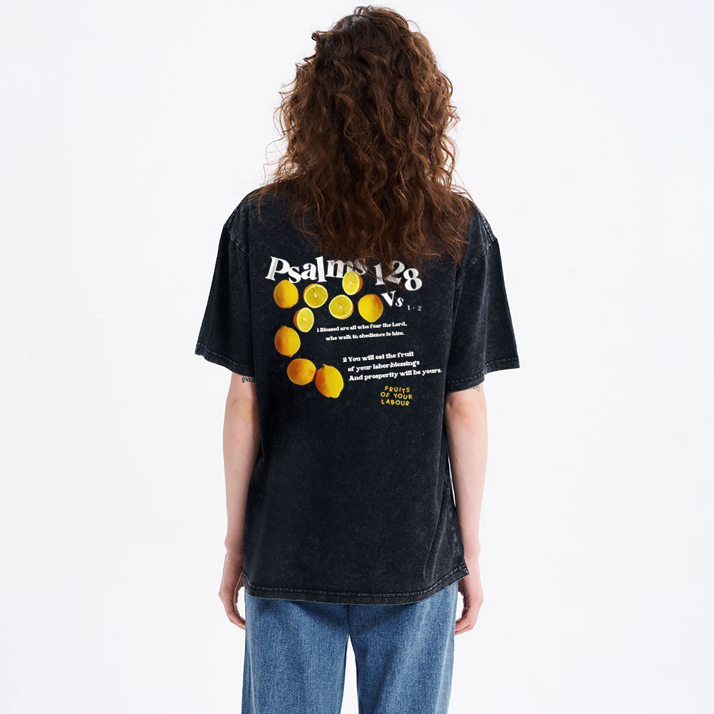 Fruits Of Your Labour Christian Washed T-Shirt
