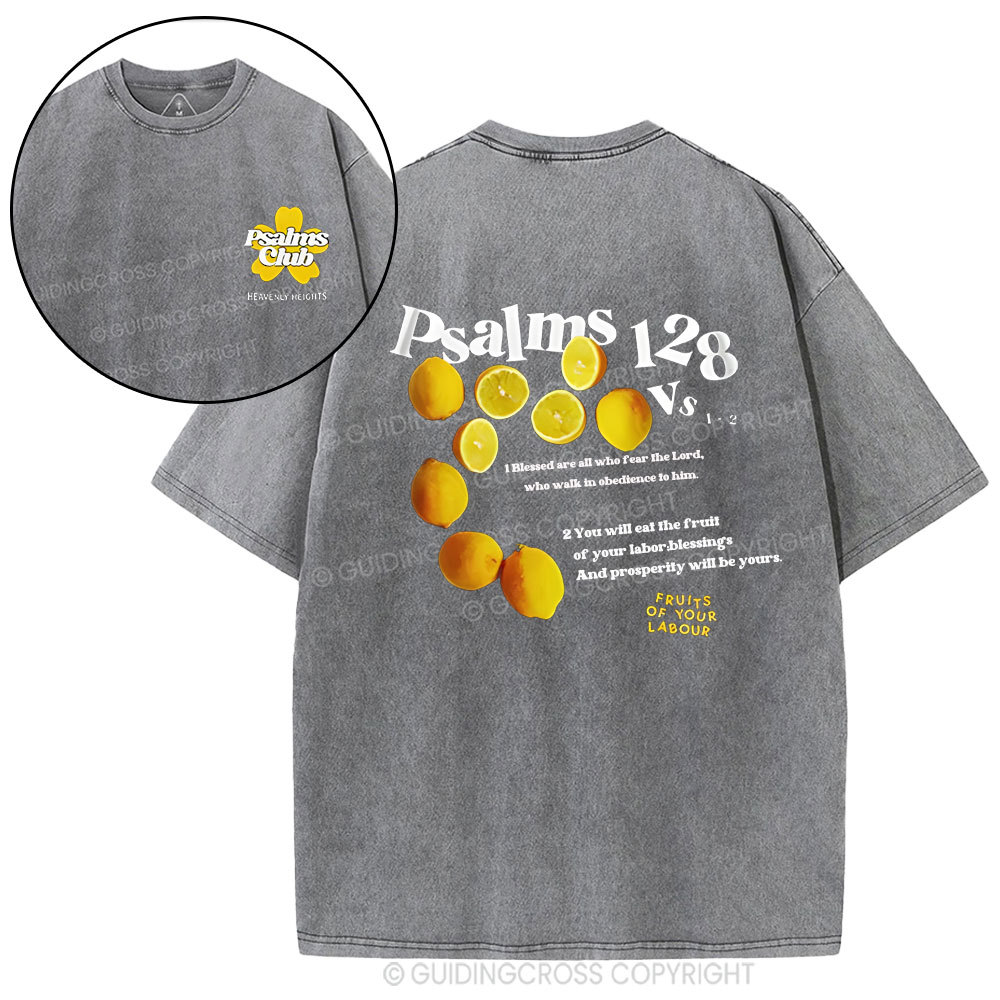 Fruits Of Your Labour Christian Washed T-Shirt