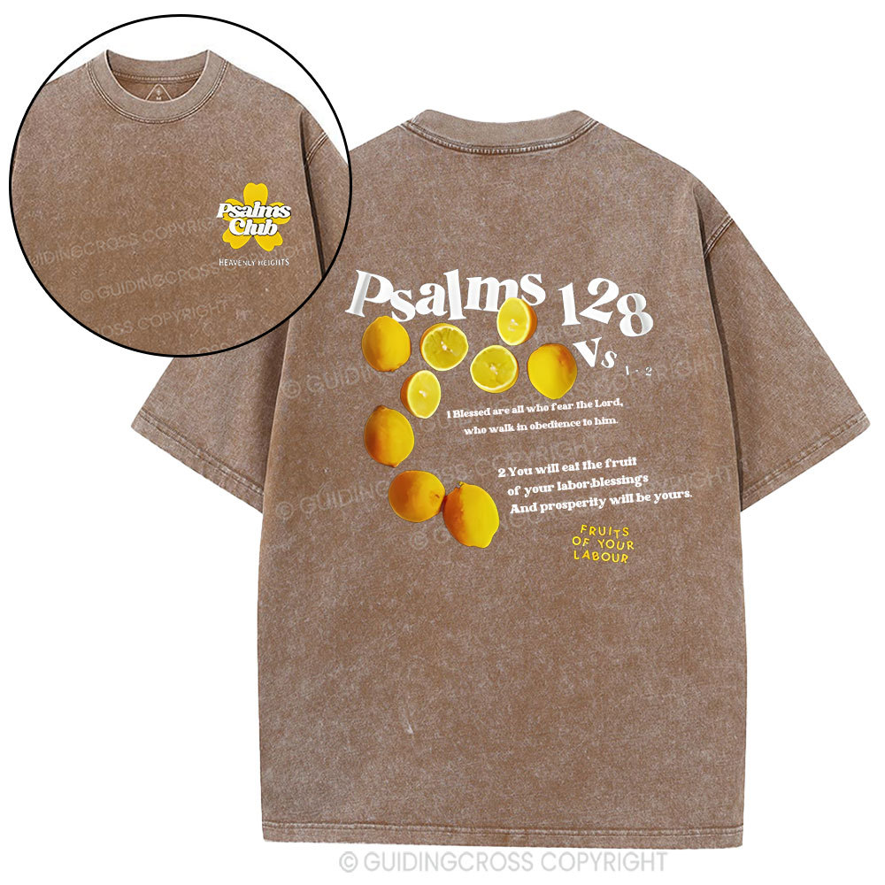 Fruits Of Your Labour Christian Washed T-Shirt