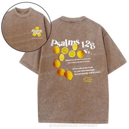 Fruits Of Your Labour Christian Washed T-Shirt