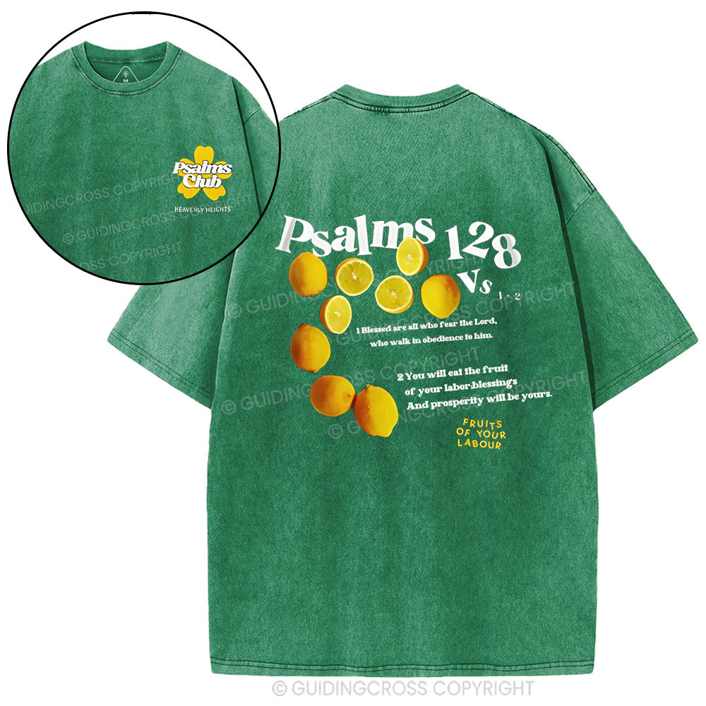 Fruits Of Your Labour Christian Washed T-Shirt
