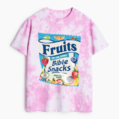 Fruits Spirit Heavy Cotton Tie Dye T-Shirt