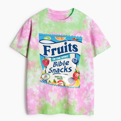 Fruits Spirit Heavy Cotton Tie Dye T-Shirt