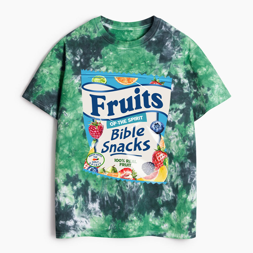 Fruits Spirit Heavy Cotton Tie Dye T-Shirt