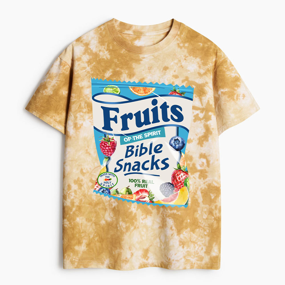Fruits Spirit Heavy Cotton Tie Dye T-Shirt