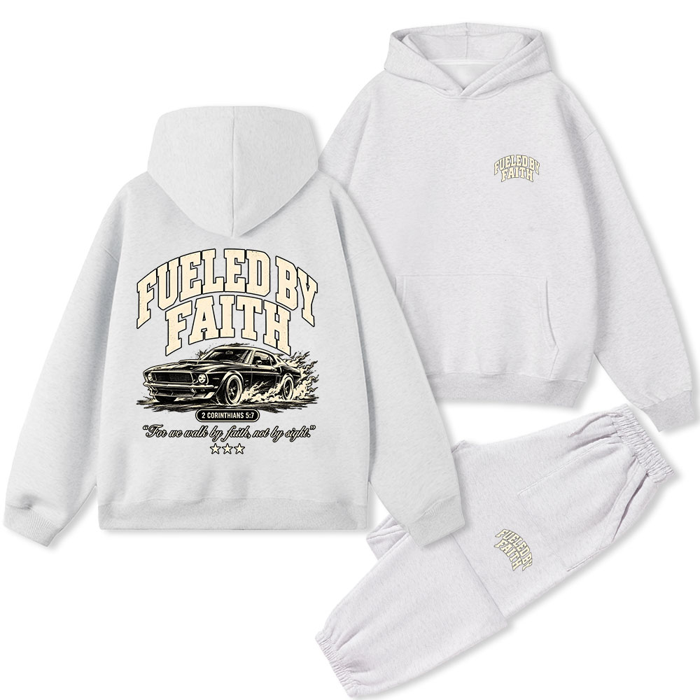 Fueled By Faith Premium Fleece Hoodie Set