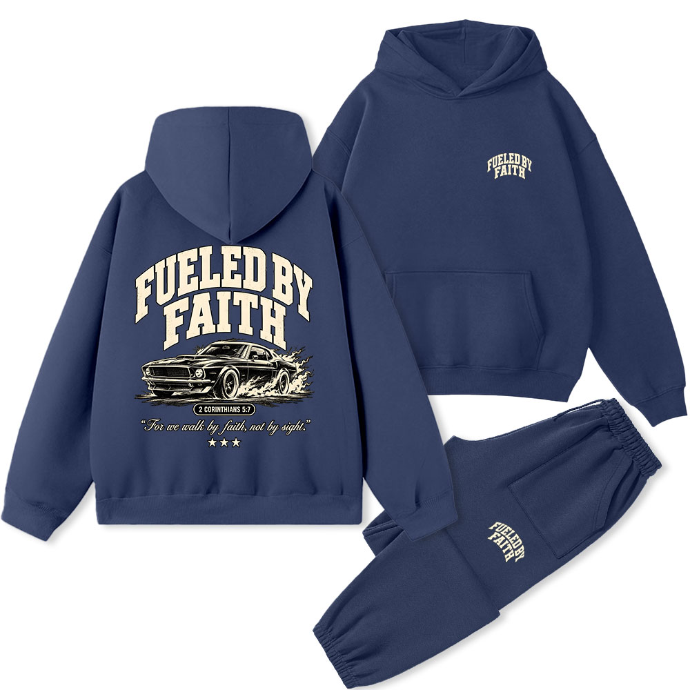 Fueled By Faith Premium Fleece Hoodie Set