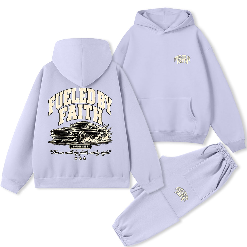 Fueled By Faith Premium Fleece Hoodie Set