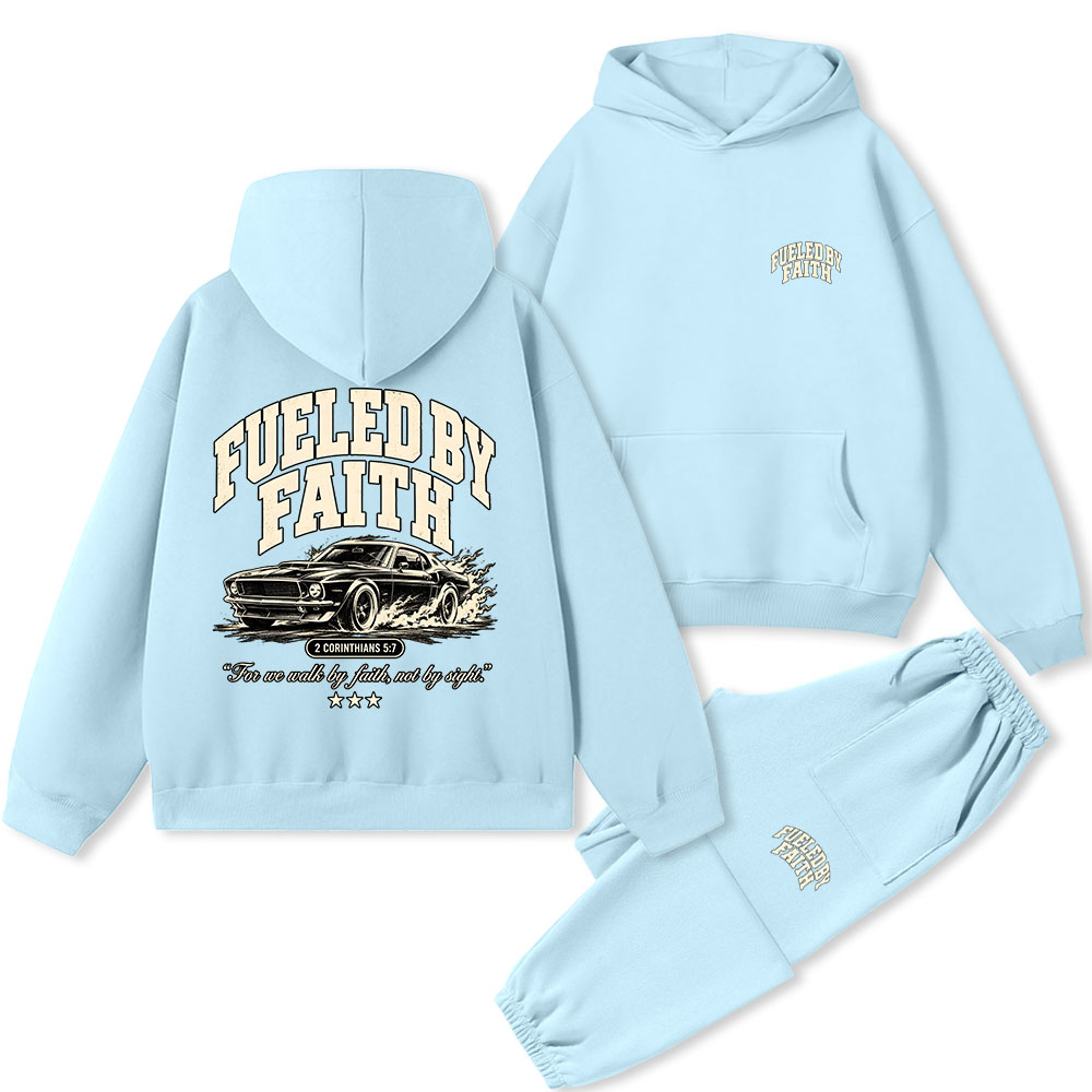 Fueled By Faith Premium Fleece Hoodie Set