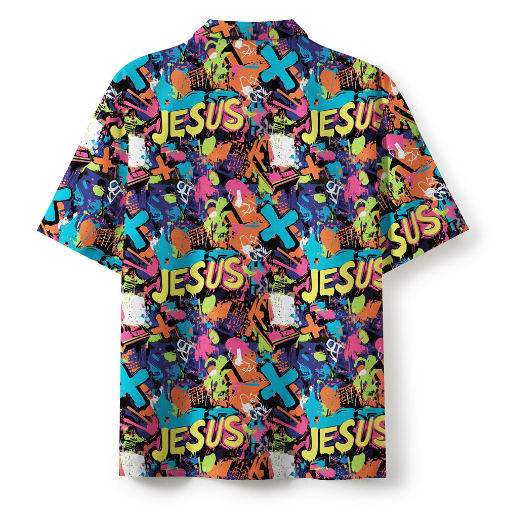 Funny Graffiti Christian Hawaiian Shirt 