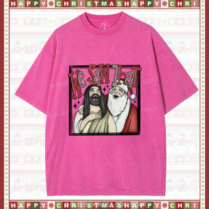 Funny We Saw That Christian Christmas Washed T-Shirt