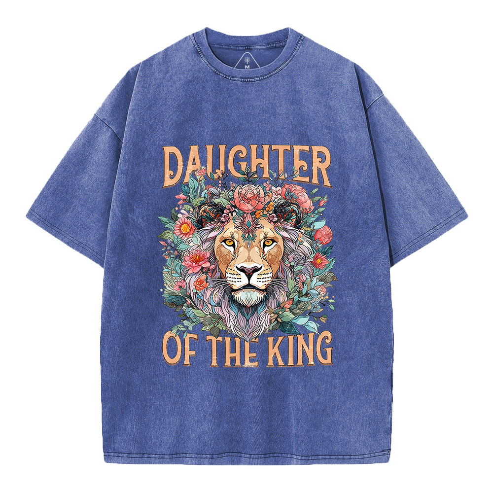 Daughter Of The King Christian Washed T-Shirt