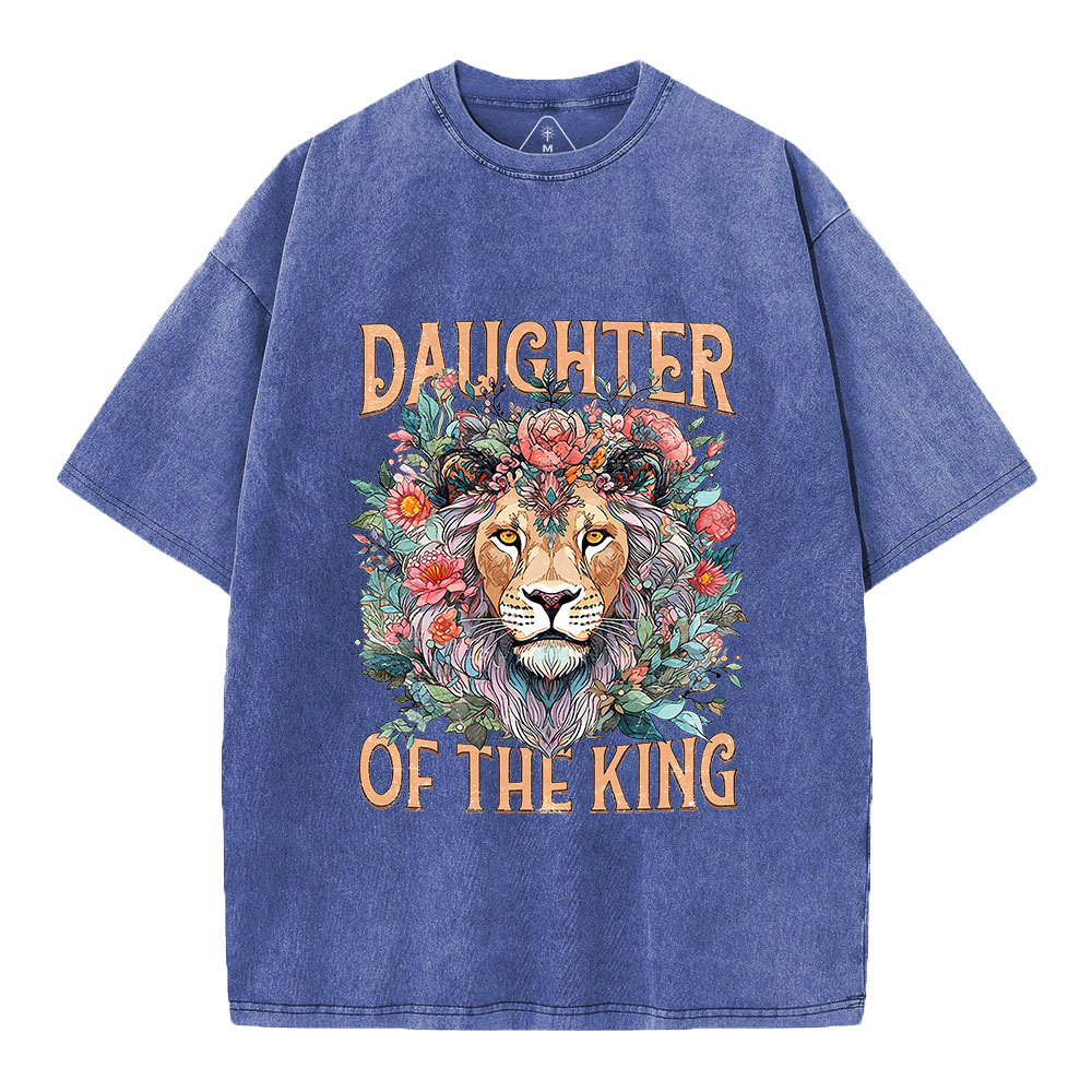Daughter Of The King Christian Washed T-Shirt