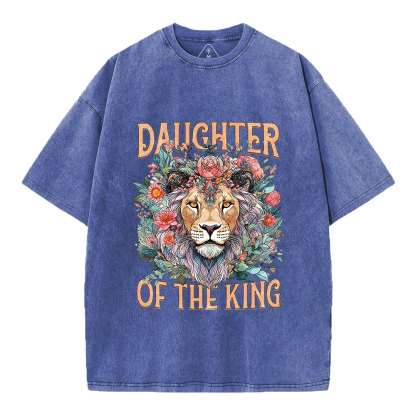 Daughter Of The King Christian Washed T-Shirt