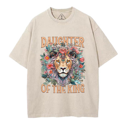 Daughter Of The King Christian Washed T-Shirt