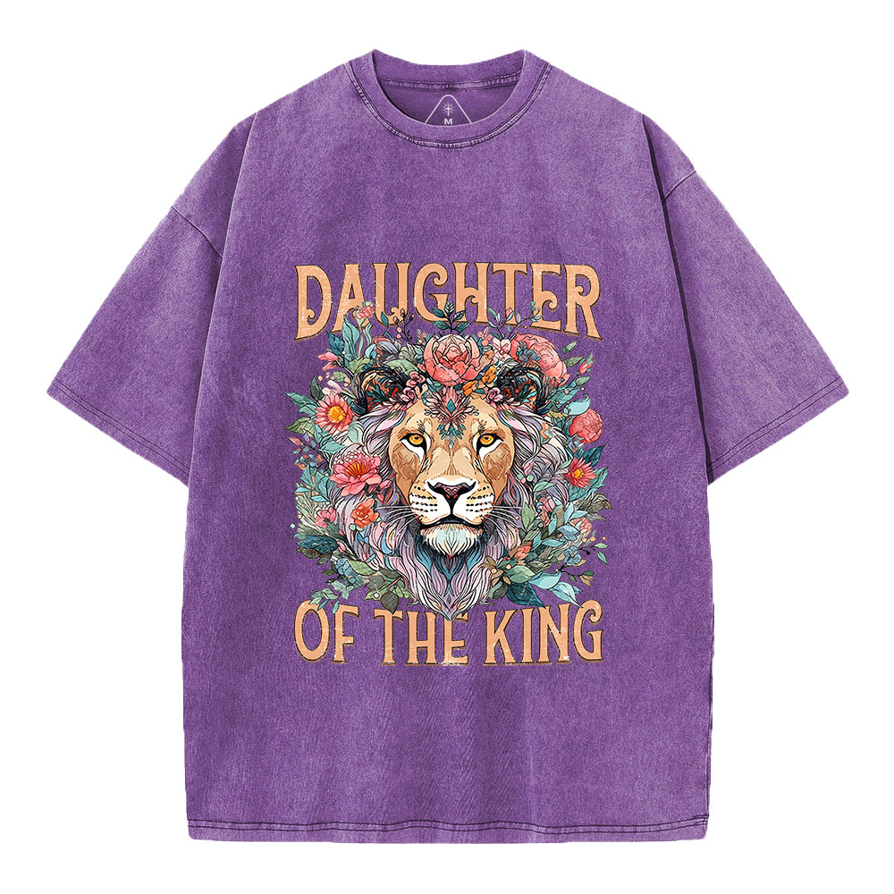 Daughter Of The King Christian Washed T-Shirt