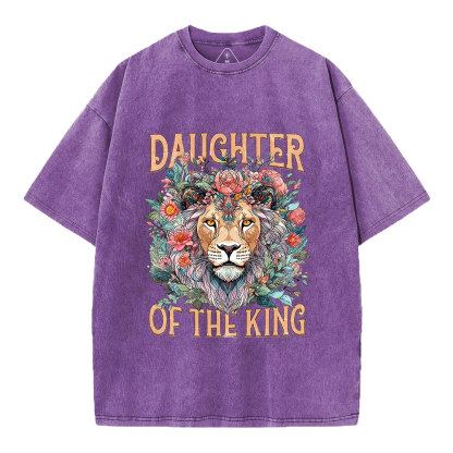 Daughter Of The King Christian Washed T-Shirt
