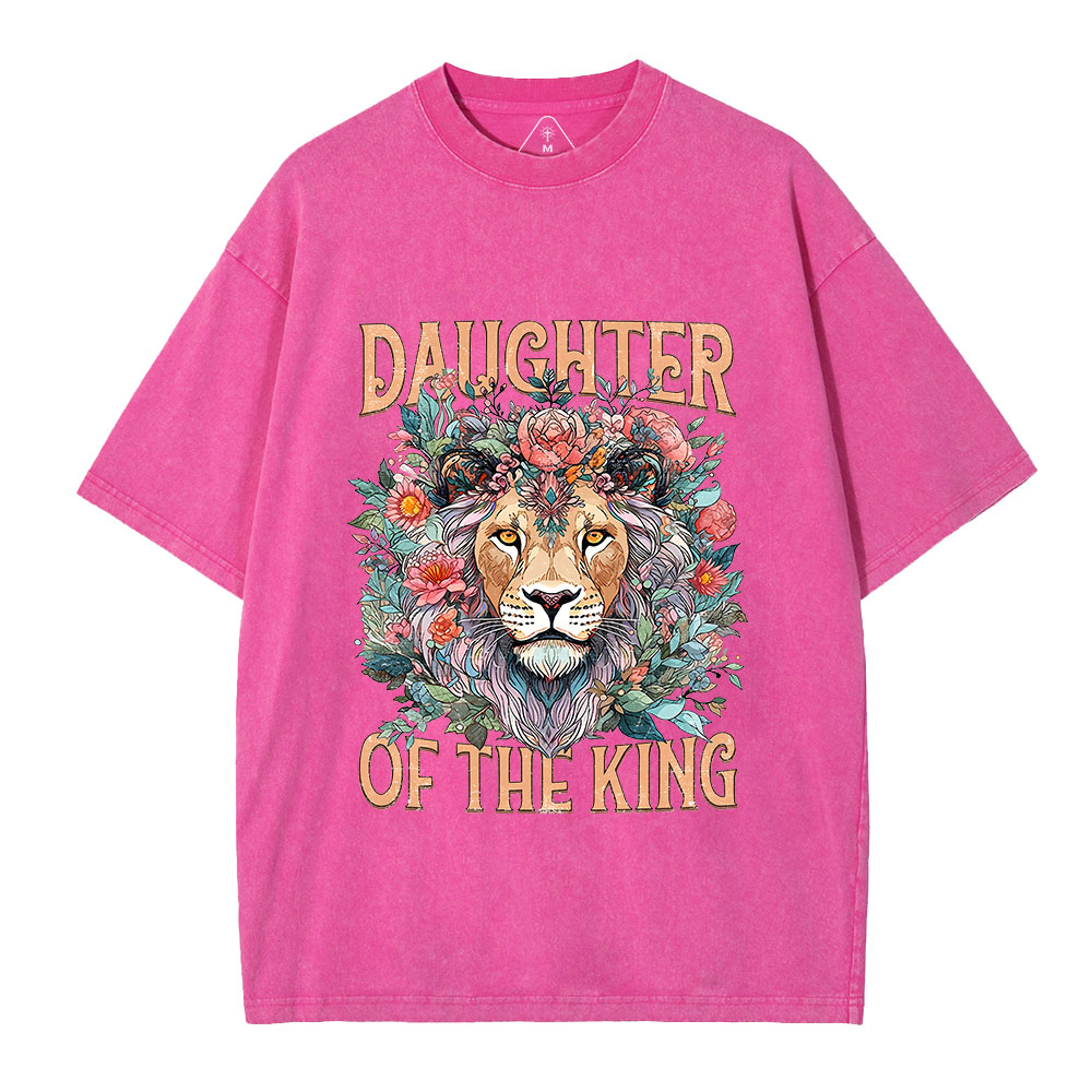 Daughter Of The King Christian Washed T-Shirt