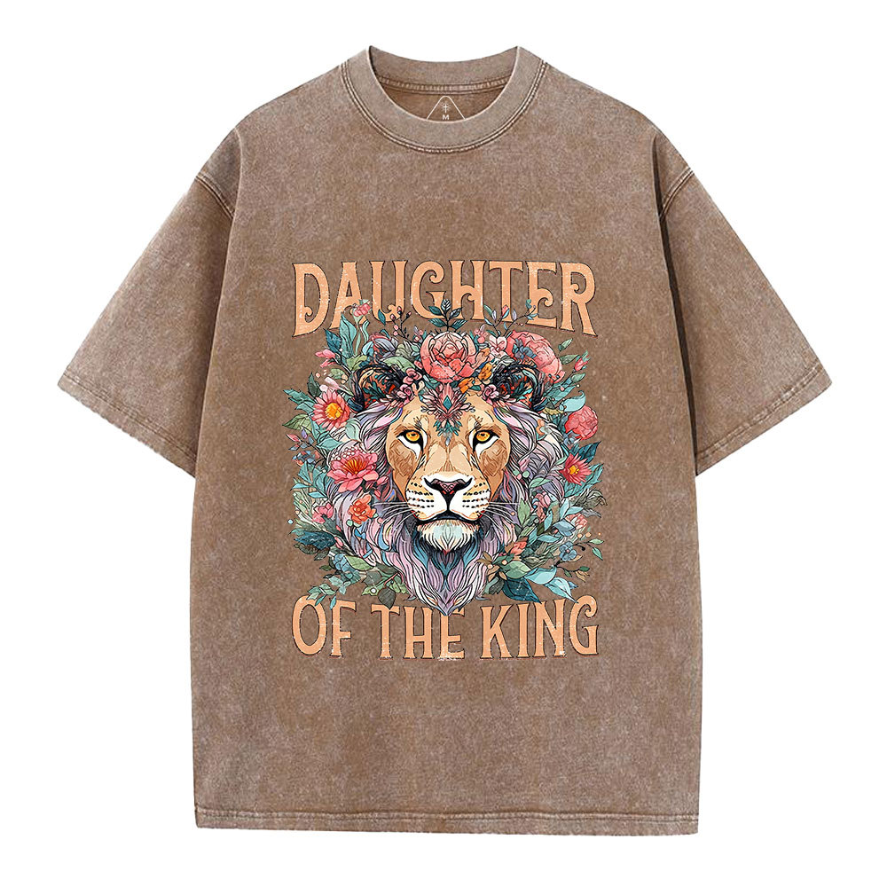 Daughter Of The King Christian Washed T-Shirt