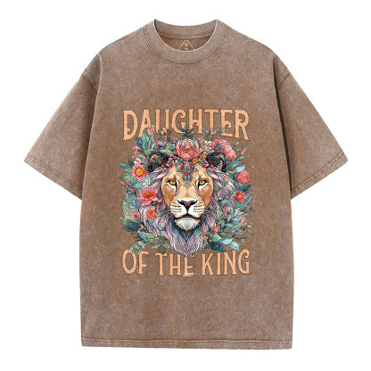 Daughter Of The King Christian Washed T-Shirt