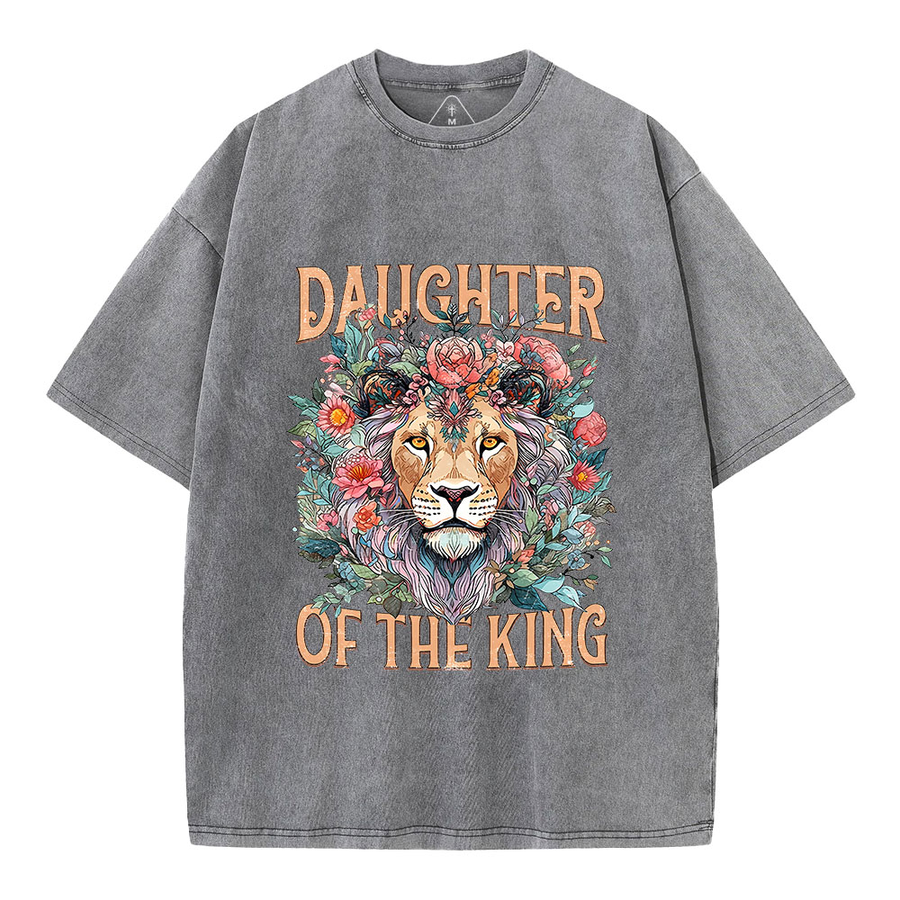 Daughter Of The King Christian Washed T-Shirt