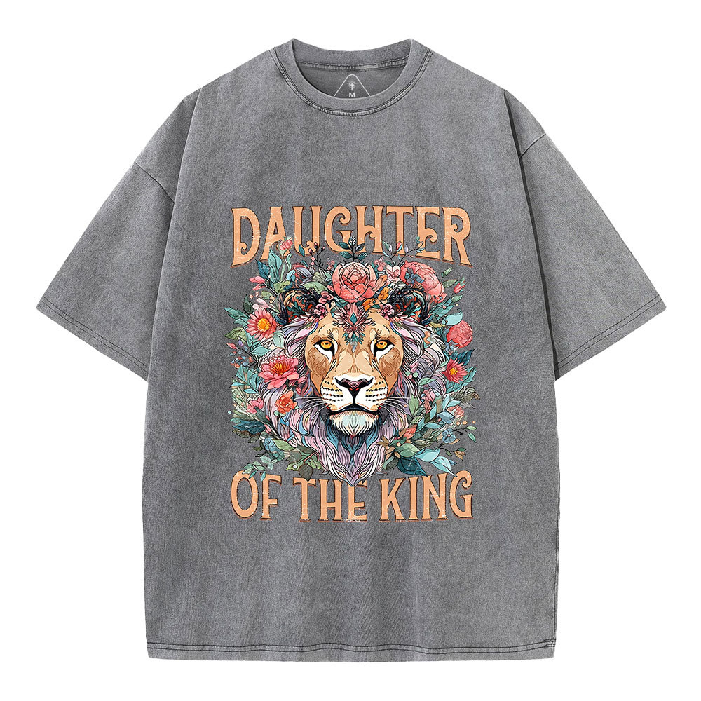 Daughter Of The King Christian Washed T-Shirt