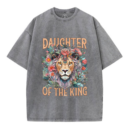 Daughter Of The King Christian Washed T-Shirt