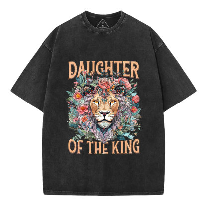 Daughter Of The King Christian Washed T-Shirt