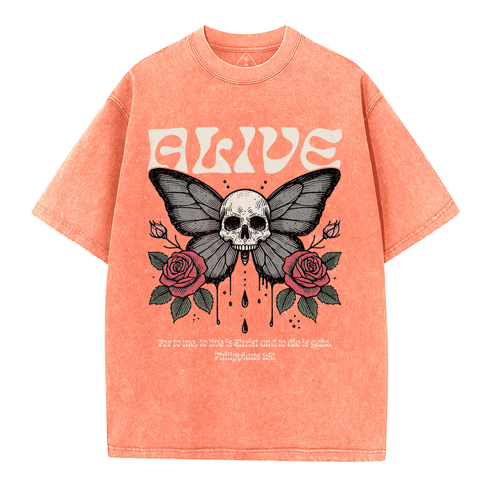 Alive Christian Washed T-Shirt