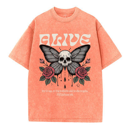 Alive Christian Washed T-Shirt