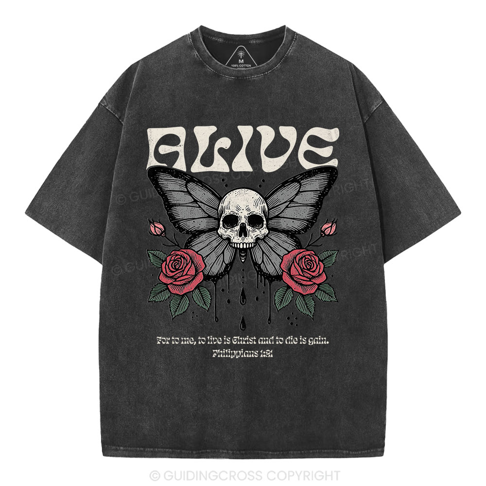 Alive Christian Washed T-Shirt