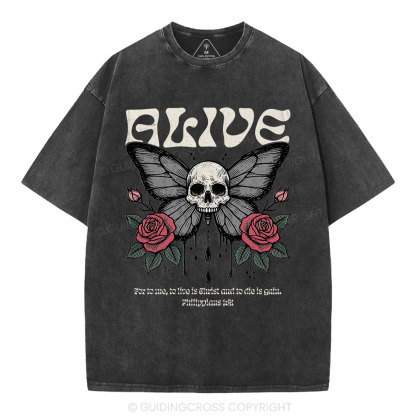 Alive Christian Washed T-Shirt