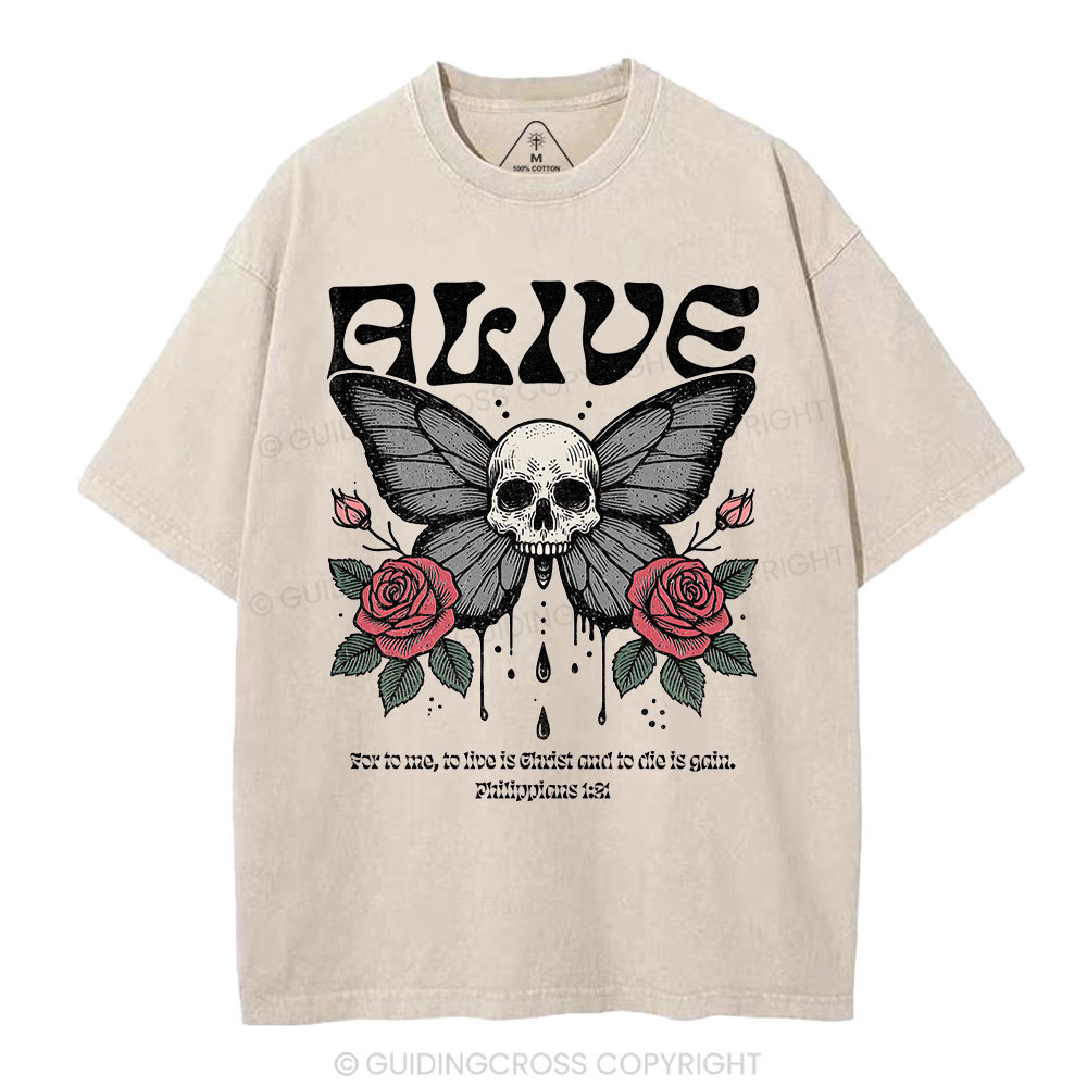 Alive Christian Washed T-Shirt