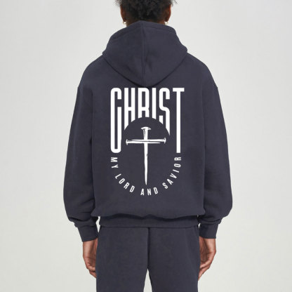 Christ My Lord And Savior christian Fleece Hoodie Set