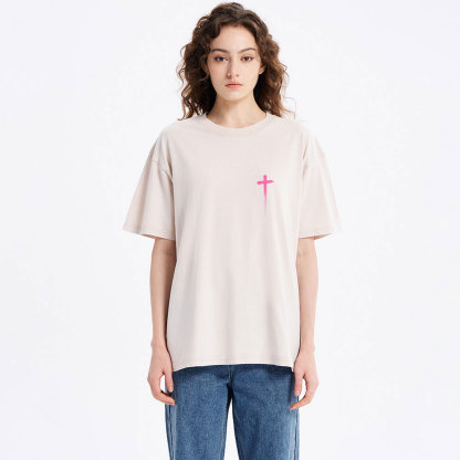 Faith Over Fear Christian Washed T-Shirt